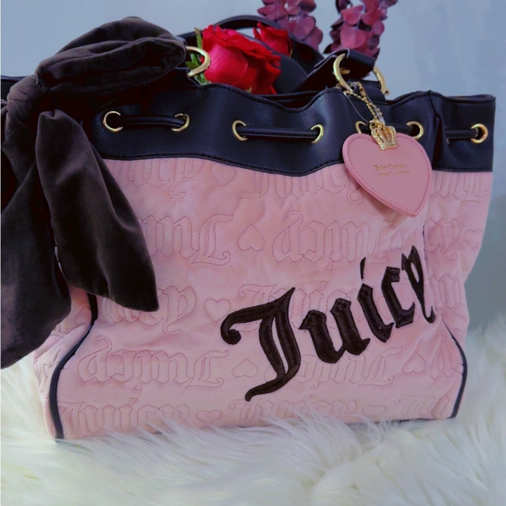 Juicy Couture Pink Juicy Couture Vintage Dreams Tote Dusty Blush